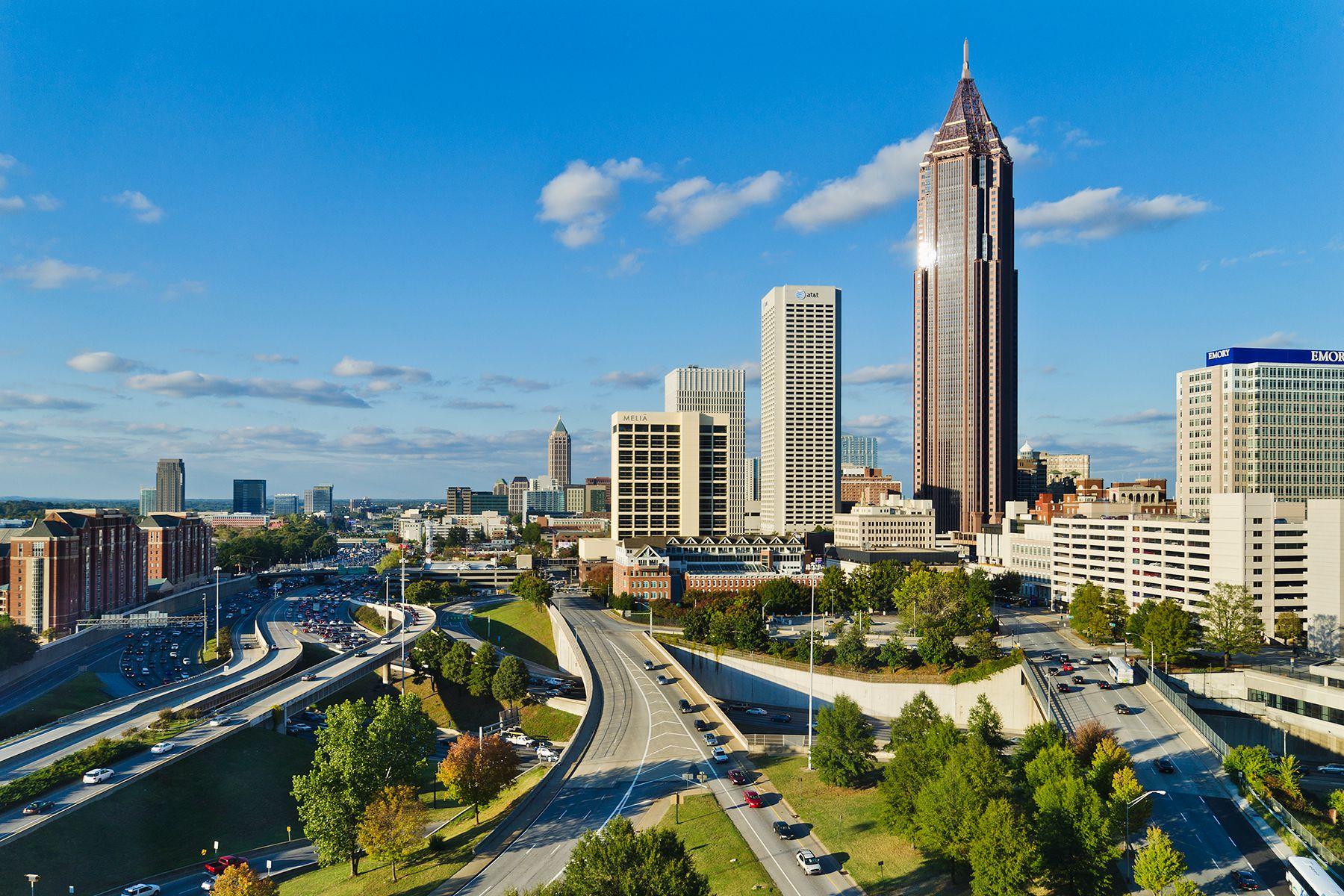 Atlanta City Skyline View